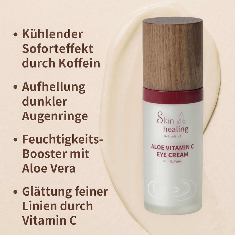 Aloe Vitamin C Augencreme - Anti-Aging für empfindliche Haut - P&S Cosmetics & Supplements