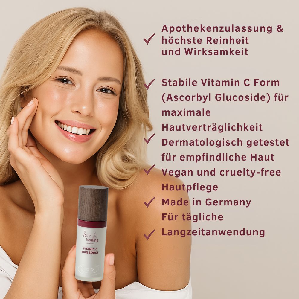 Vitamin C Serum für Anti-Aging - Skin Boost - P&S Cosmetics & Supplements