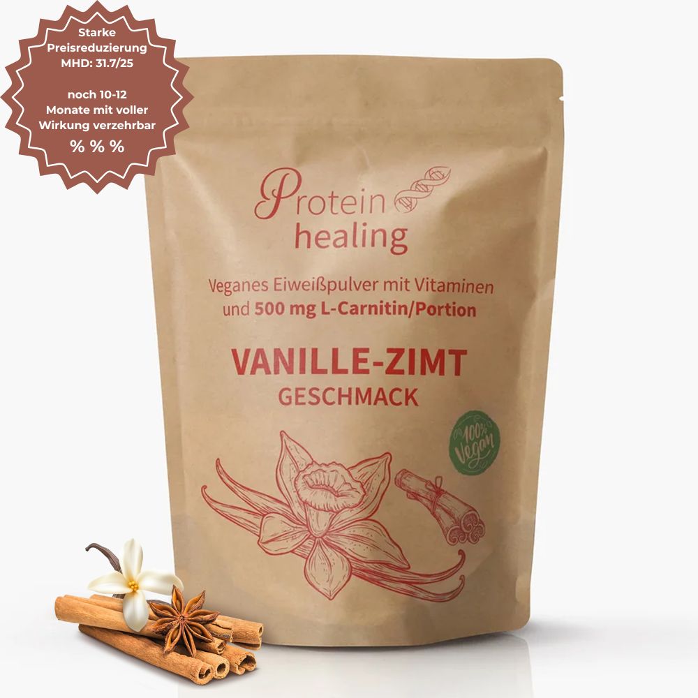 P&amp;S SUPPLEMENTS veganes Pulver Vanille-Zimt 500g