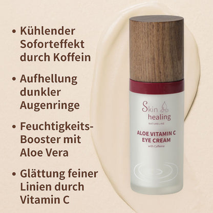 Aloe Vitamin C Augencreme - Anti-Aging für empfindliche Haut - P&amp;S Cosmetics &amp; Supplements