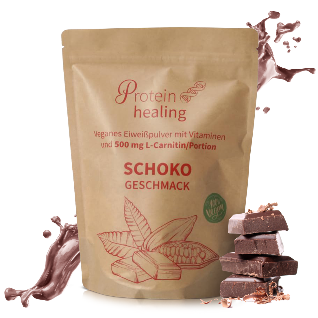 P&amp;S SUPPLEMENTS veganes Pulver Schoko 500g - P&amp;S Cosmetics &amp; Supplements