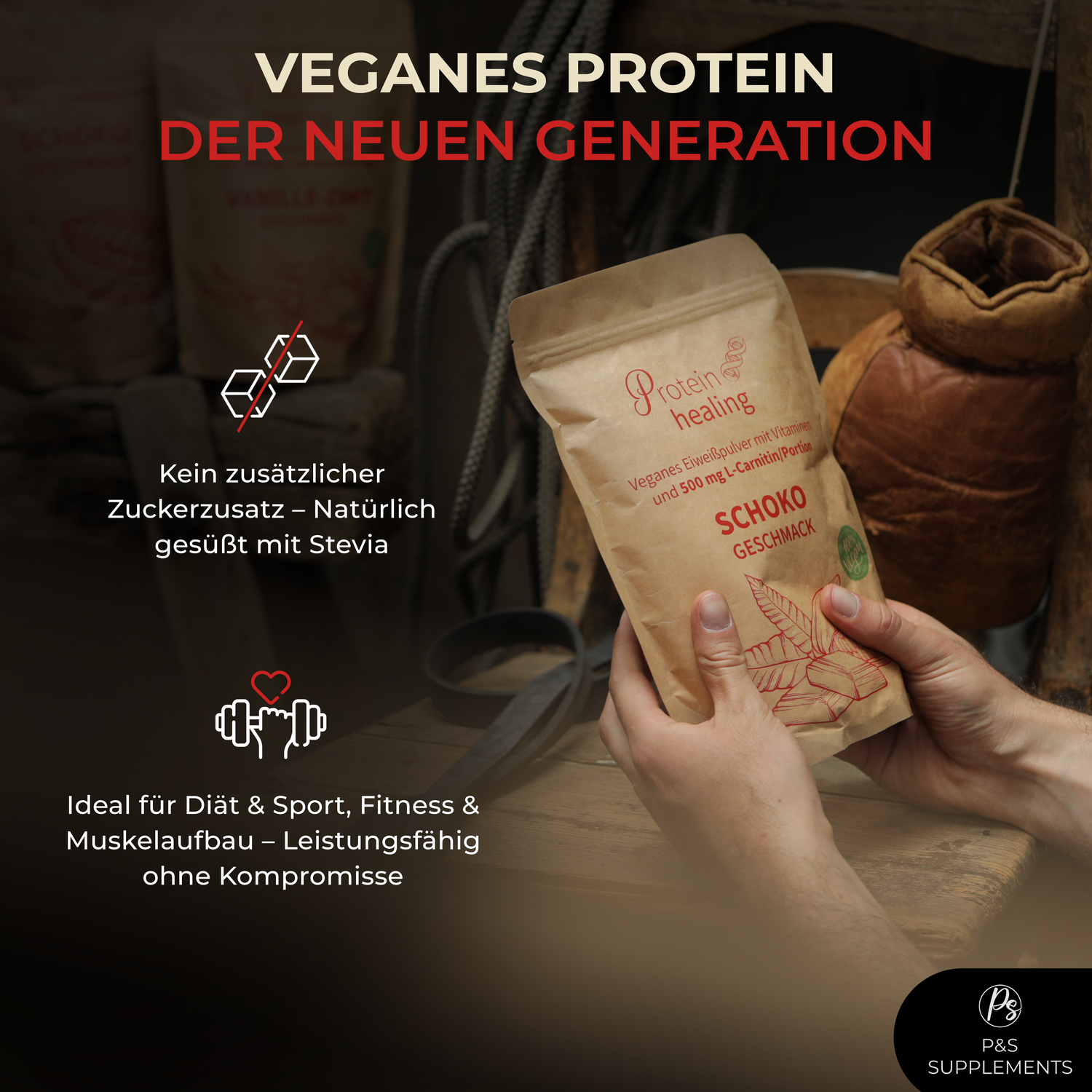 P&amp;S SUPPLEMENTS veganes Pulver Schoko 500g - P&amp;S Cosmetics &amp; Supplements