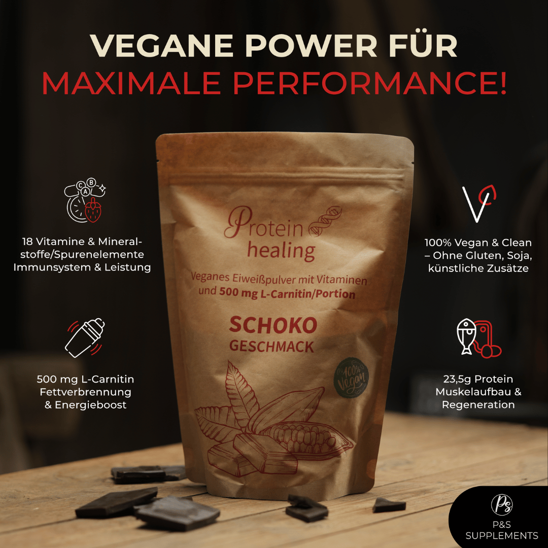 P&amp;S SUPPLEMENTS veganes Pulver Schoko 500g - P&amp;S Cosmetics &amp; Supplements