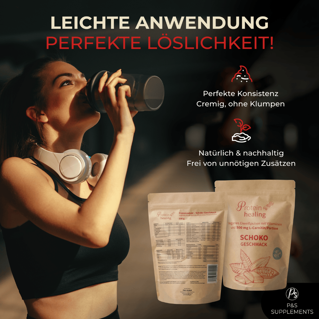 P&amp;S SUPPLEMENTS veganes Pulver Schoko 500g - P&amp;S Cosmetics &amp; Supplements