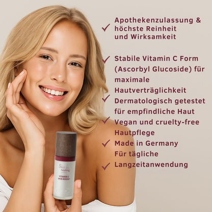 Vitamin C Serum für Anti-Aging - Skin Boost - P&amp;S Cosmetics &amp; Supplements